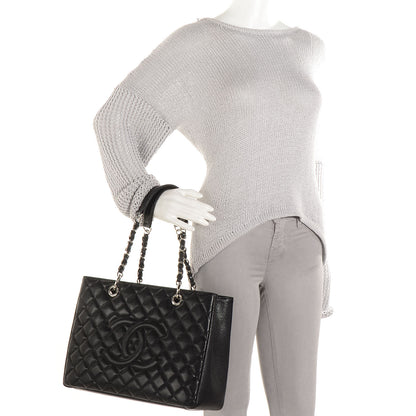 Chanel Caviar Grand Shopping Tote GST Black 2 of 8