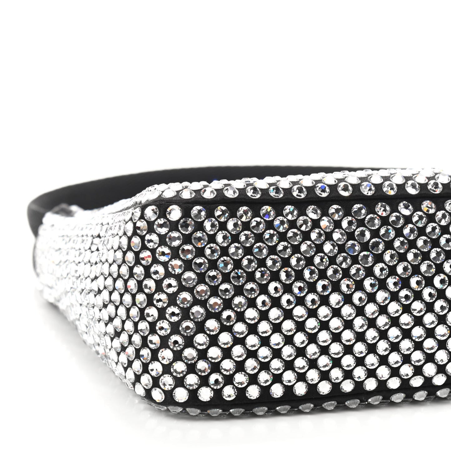 Satin Crystal Mini Re-Edition 2000 Bag Cristal