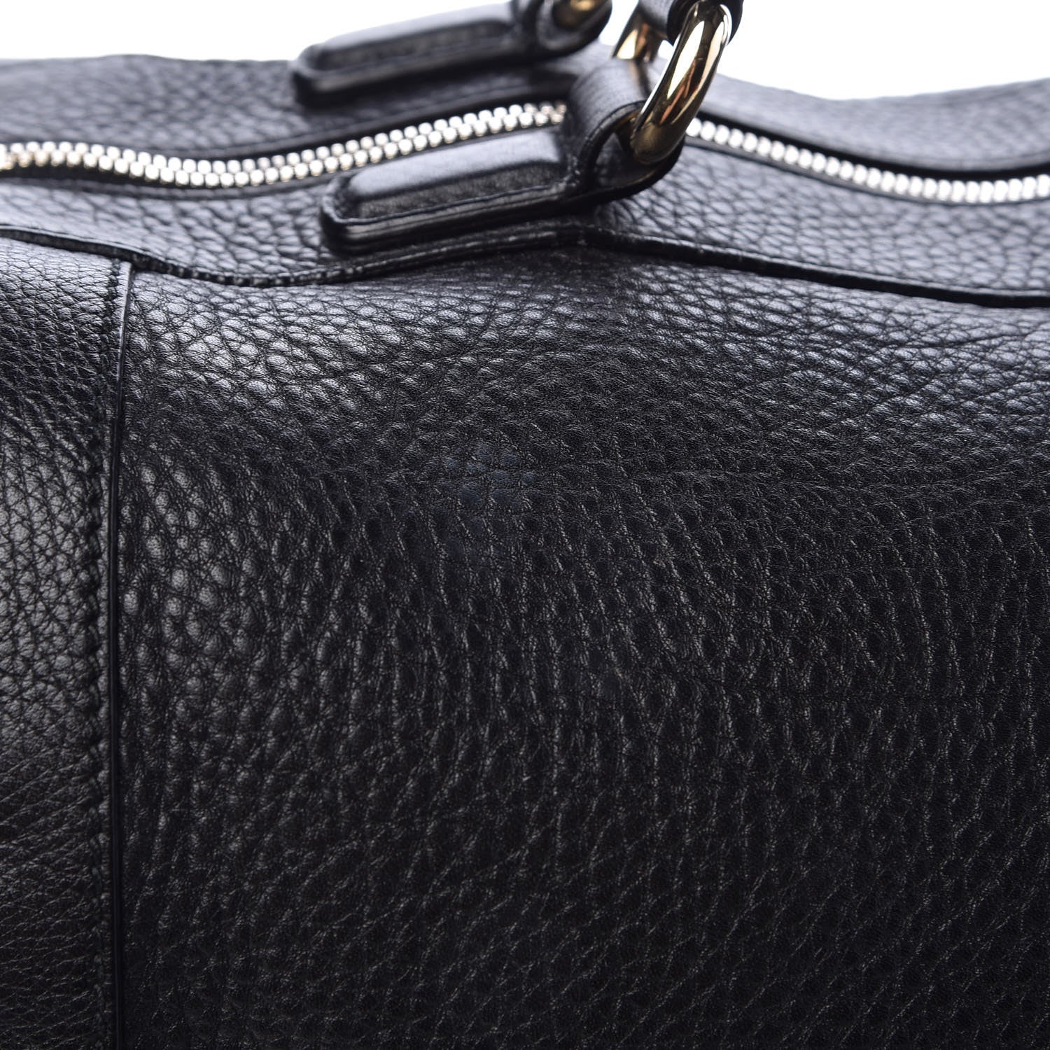 Gucci Pebbled Calfskin Medium Soho Boston Black 16 of 16