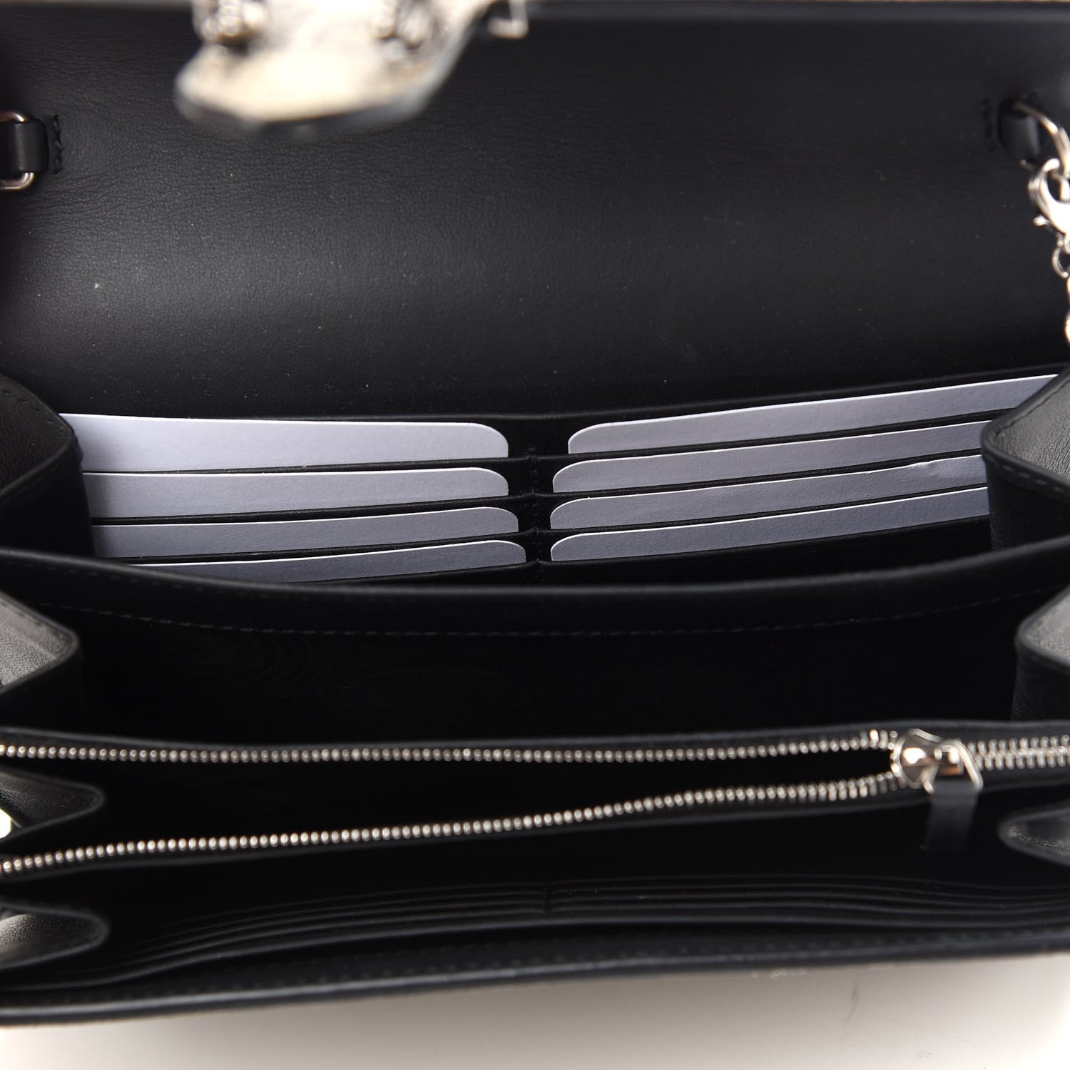 Gucci GG Supreme Monogram Mini Dionysus Chain Wallet Beige Black 4 of 8