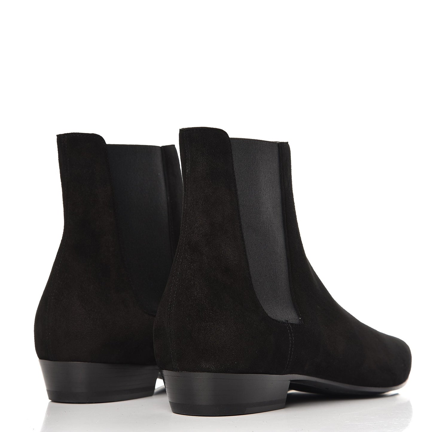 Mens Suede Chelsea Boots 44 Black