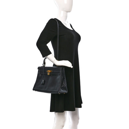 Hermes Box Kelly Retourne 32 Indigo Indigo 2 of 22