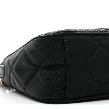 Prada Nylon Tessuto Impuntu Quilted Crossbody Bag Black 9 of 10