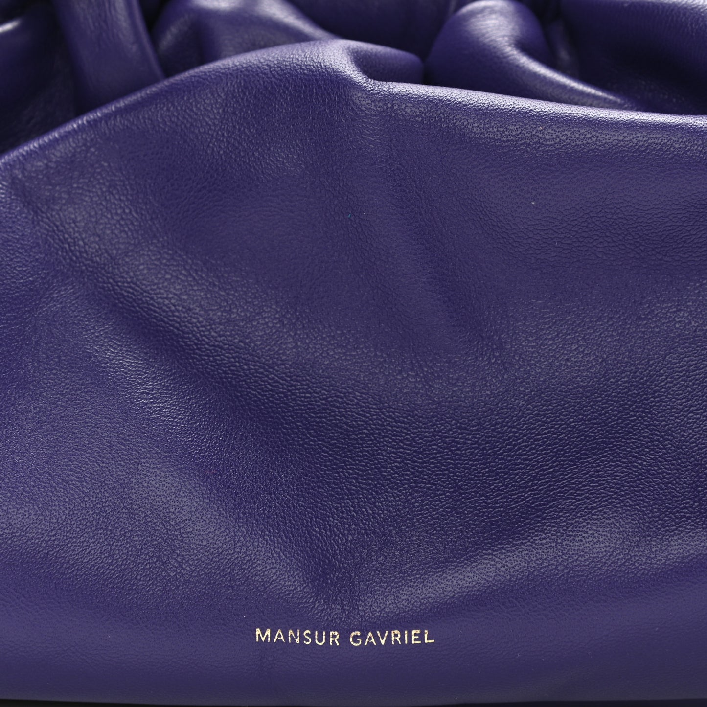 Lambskin Mini Cloud Clutch Viola