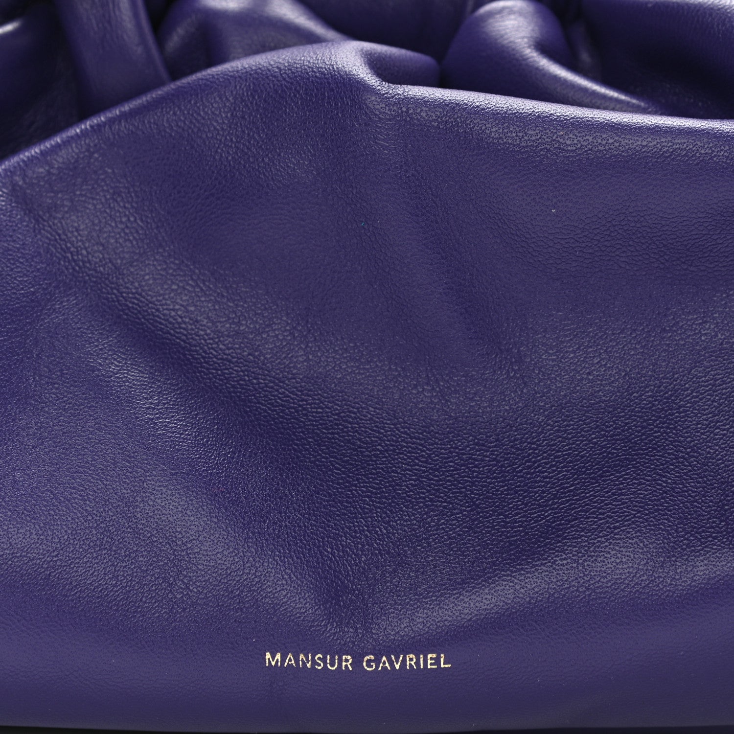Mansur Gavriel Lambskin Mini Cloud Clutch Viola 7 of 9