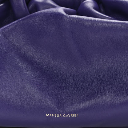 Mansur Gavriel Lambskin Mini Cloud Clutch Viola 7 of 9