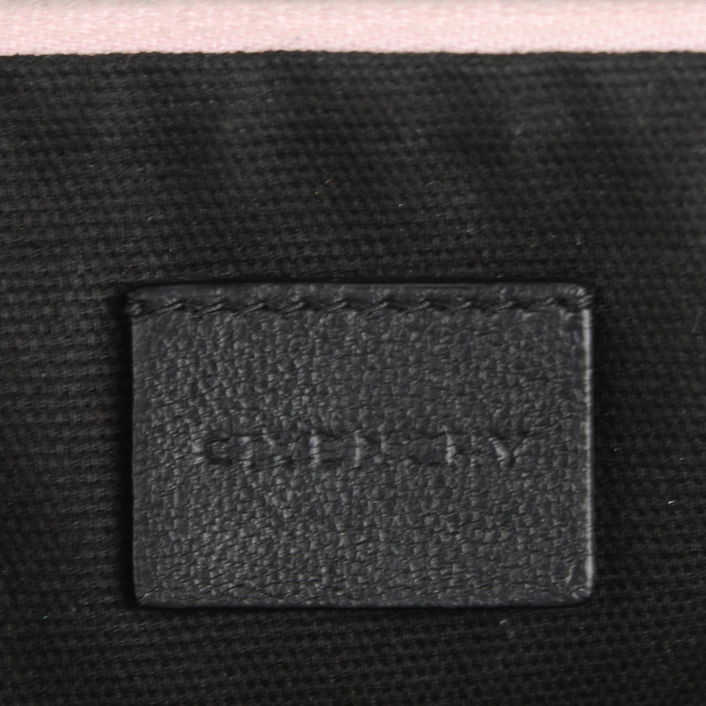 Coated Canvas Butterfly Print Large Flat Zip Pouch Multicolor