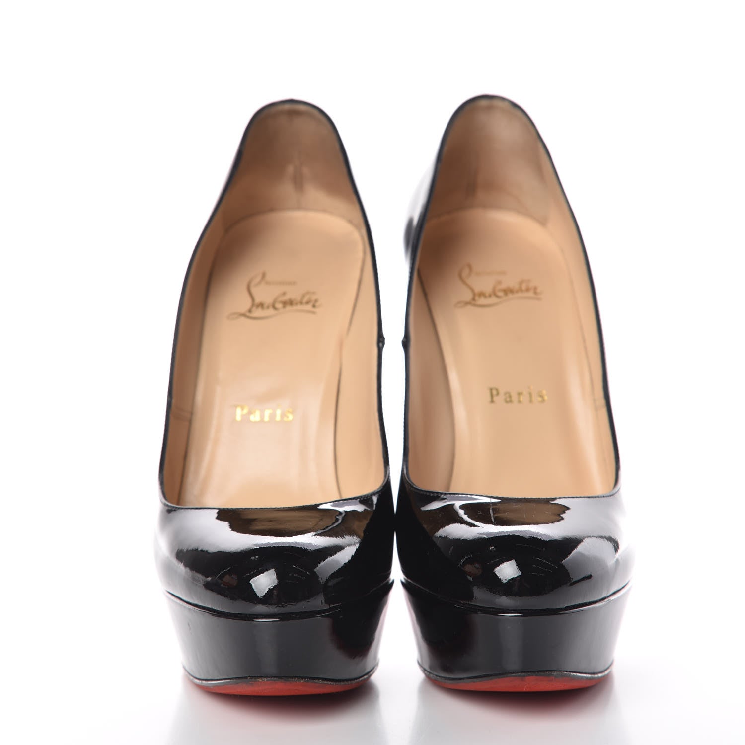Christian Louboutin Patent Bianca 140 Pumps 37 Black 2 of 13