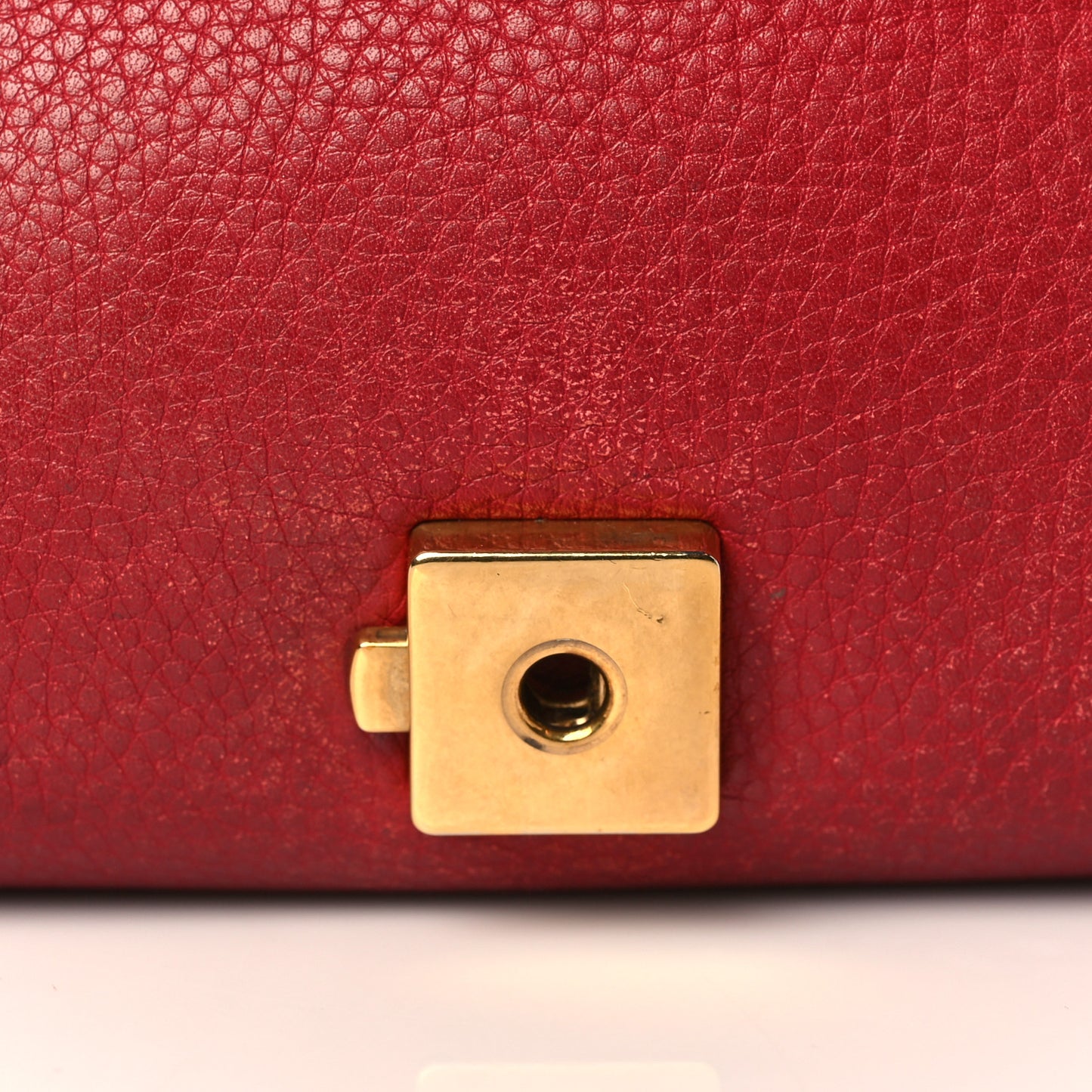 Cellarius Calfskin GG Marmont Shoulder Bag Vulcanic Red