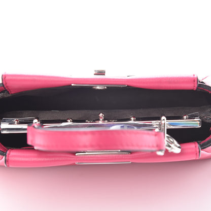 Fendi Shiny Nappa Micro Peekaboo Iconic Satchel Fuxia 5 of 9