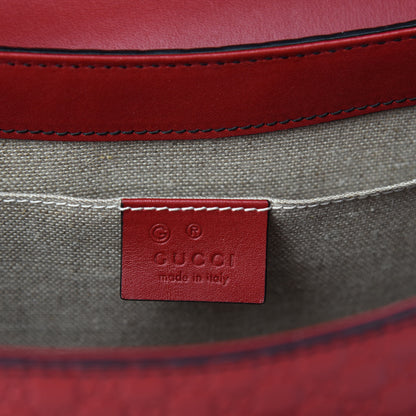 Gucci Microguccissima Medium Emily Chain Shoulder Bag Red 8 of 10
