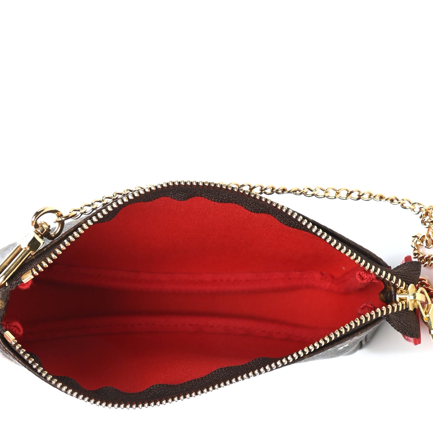 Monogram 2020 Christmas Animation Bumper Cars Mini Pochette Accessories Coquelicot