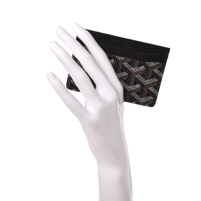 Goyard Goyardine Saint Sulpice Card Holder Black 2 of 8