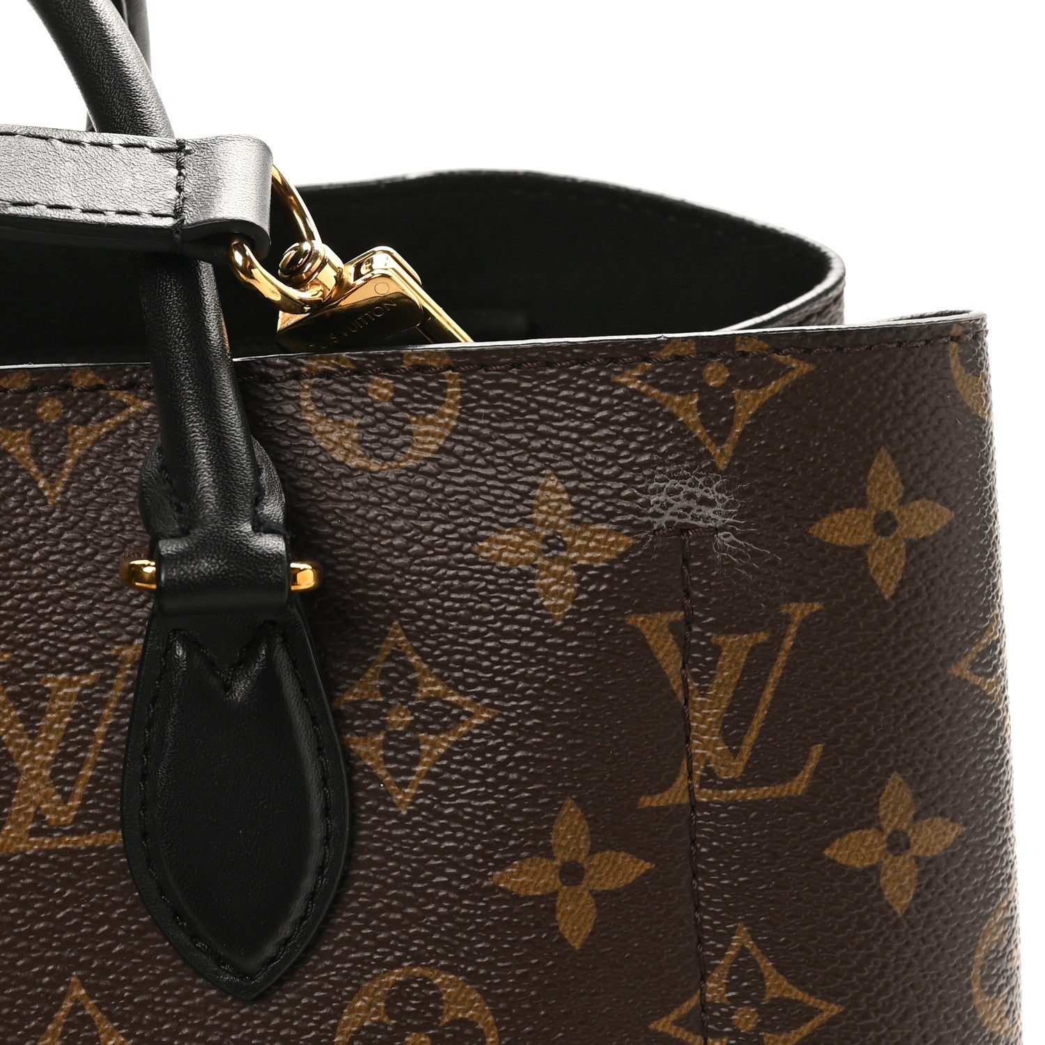 Louis Vuitton Monogram Flower Tote Black 10 of 10