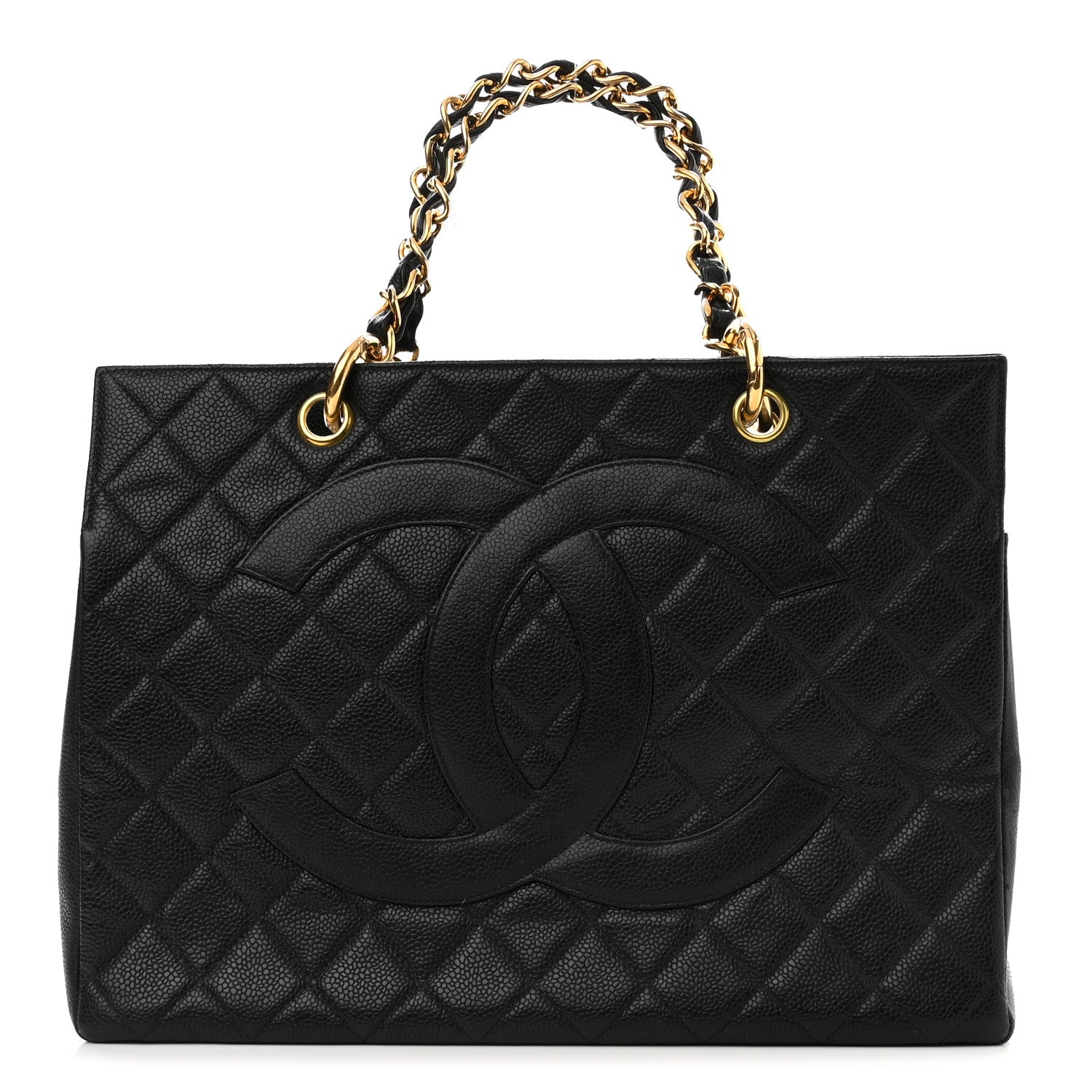 Chanel Caviar Quilted Grand Timeless Tote GTT Black 1 of 10