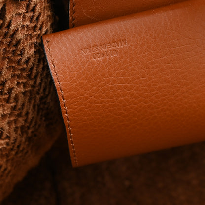 Loewe Calfskin Woven Medium Hammock Shoulder Bag Tan 7 of 13