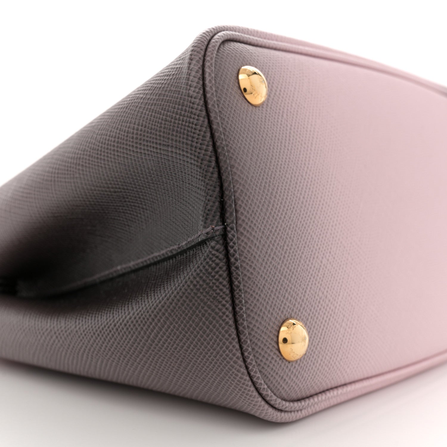Prada Saffiano Cuir Mini Double Bag Alabastro 8 of 9