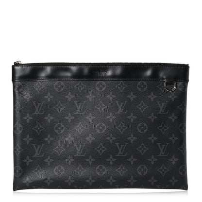 Louis Vuitton Monogram Eclipse Discovery Pochette GM 1 of 8