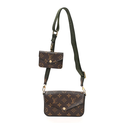 Louis Vuitton Monogram Felicie Strap & Go Kaki 1 of 10
