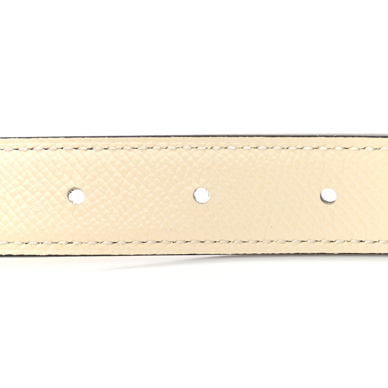 Hermes Swift Epsom 24mm Belt Strap 85 Craie Biscuit 3 of 5