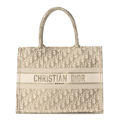 Christian Dior Oblique Medium Book Tote Gold Multicolor 1 of 11