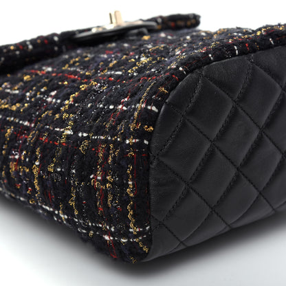 Chanel Tweed Mini Urban Spirit Backpack Black Gold 5 of 8