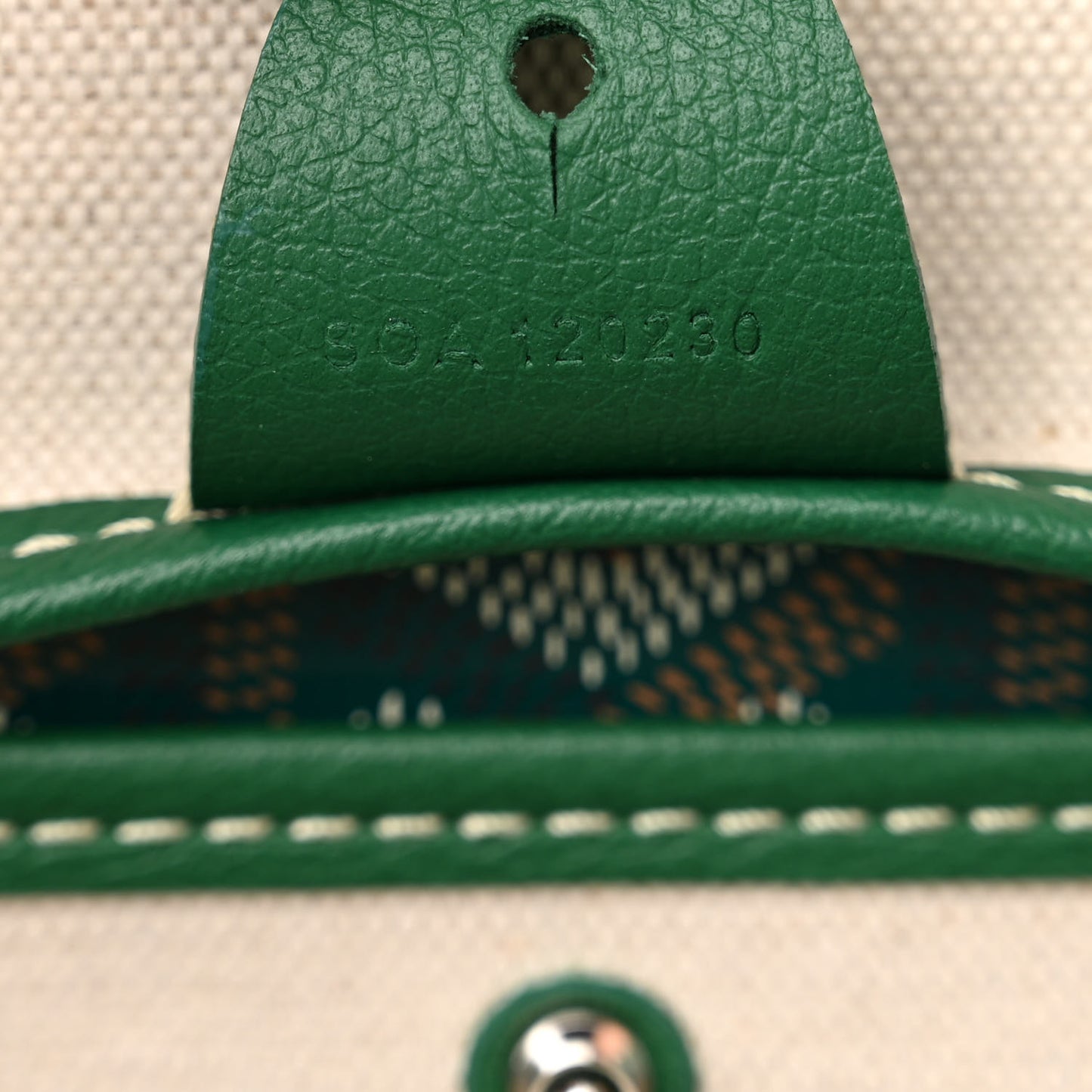 Goyardine Artois MM Green