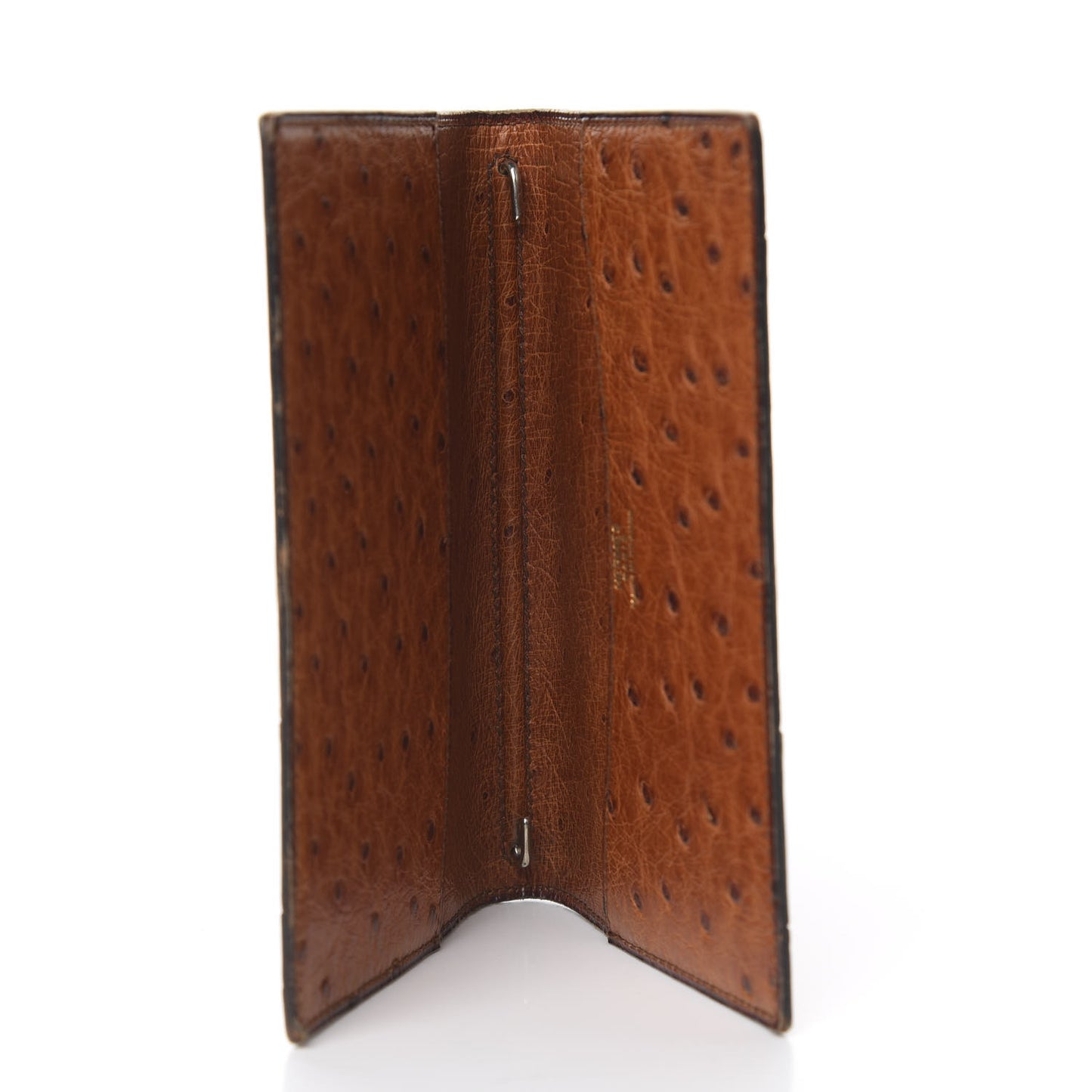 Ostrich Globe Trotter Agenda Cover PM Gold