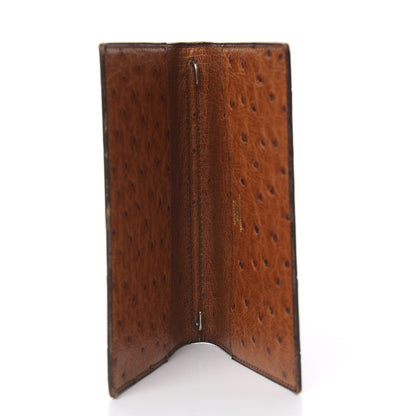 Hermes Ostrich Globe Trotter Agenda Cover PM Gold 5 of 8