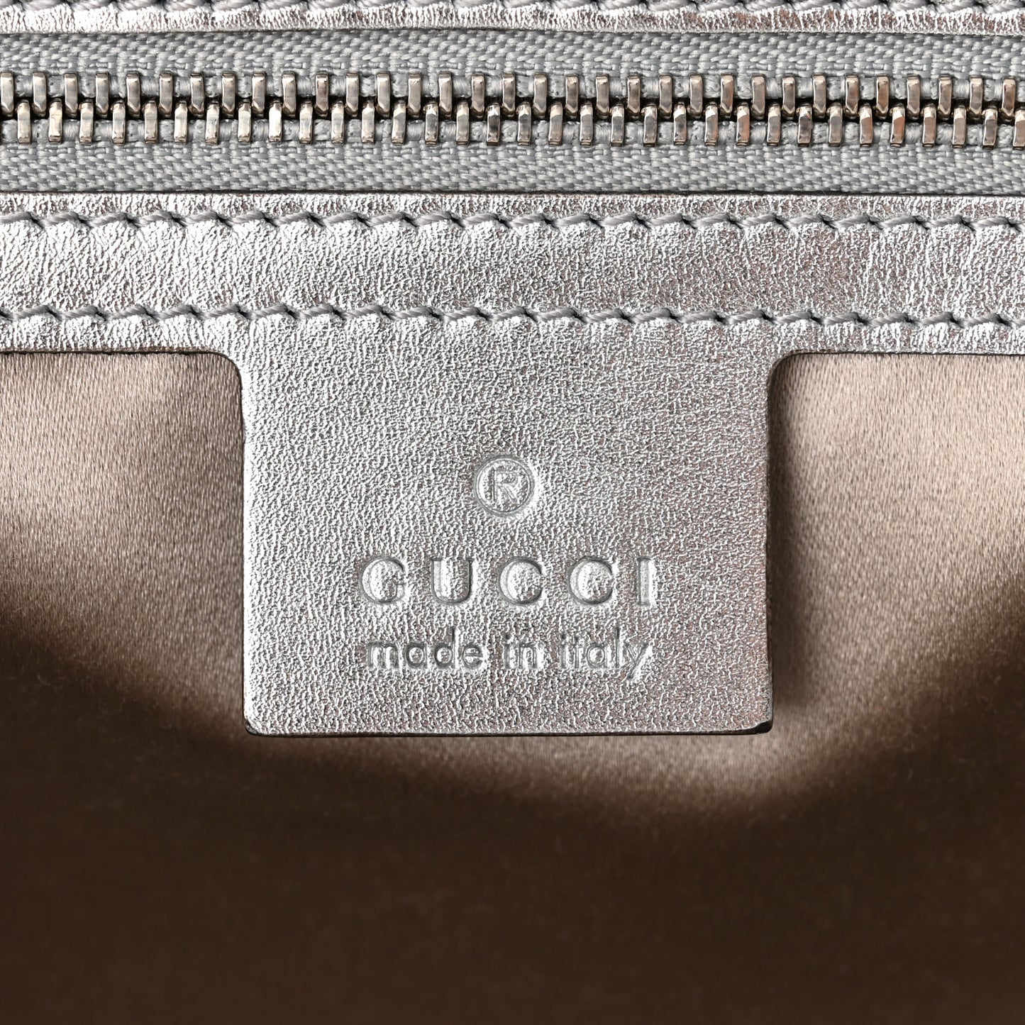 Sequin Matelasse Small GG Marmont Shoulder Bag Silver