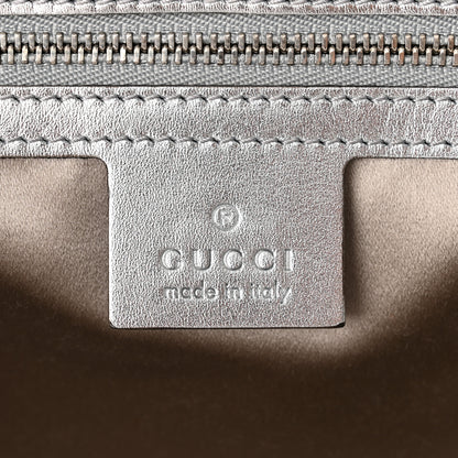 Gucci Sequin Matelasse Small GG Marmont Shoulder Bag Silver 6 of 10