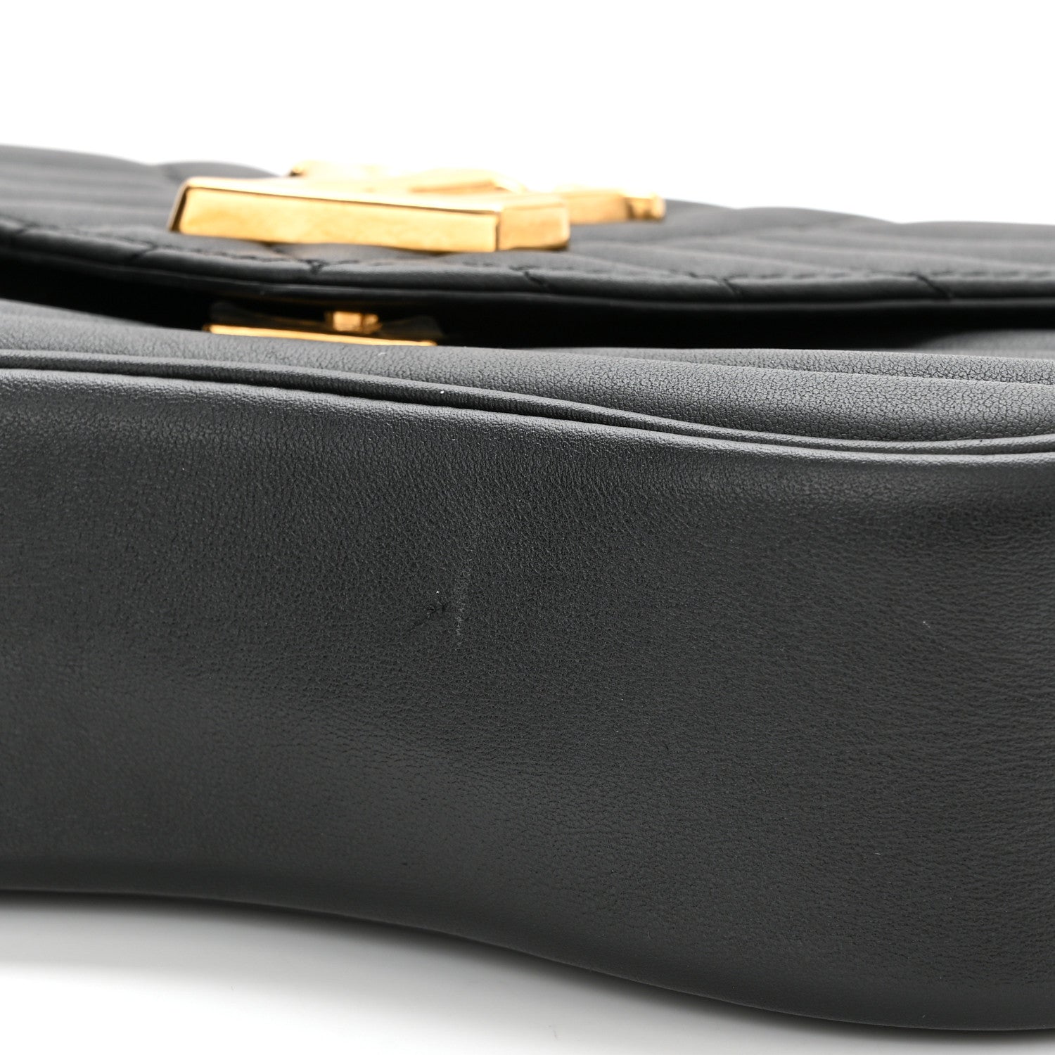 Louis Vuitton Calfskin New Wave Chain MM Black 11 of 13