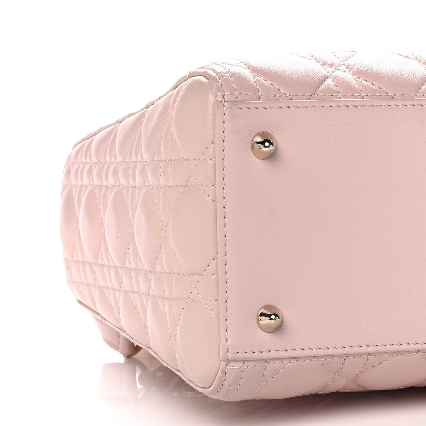 Lambskin Cannage Medium Lady Dior Light Pink