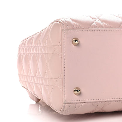 Christian Dior Lambskin Cannage Medium Lady Dior Light Pink 10 of 11