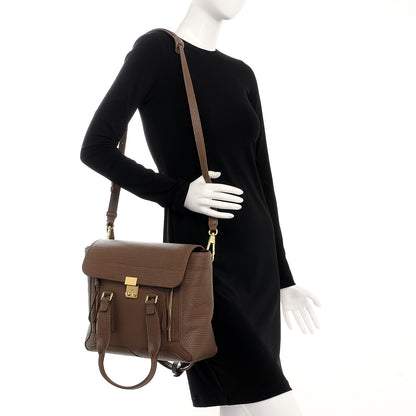 3.1 Phillip Lim 3.1 Textured Calfskin Medium Pashli Satchel Taupe 2 of 8