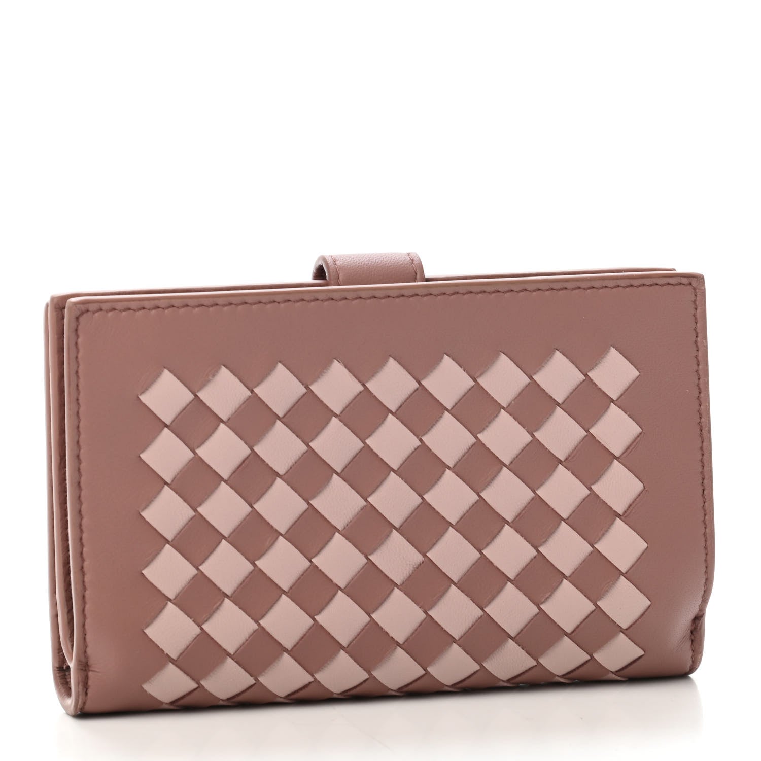 Bottega Veneta Nappa Intrecciato Continental Wallet Deco Rose Quartz 3 of 6