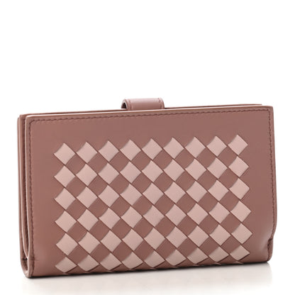 Bottega Veneta Nappa Intrecciato Continental Wallet Deco Rose Quartz 3 of 6