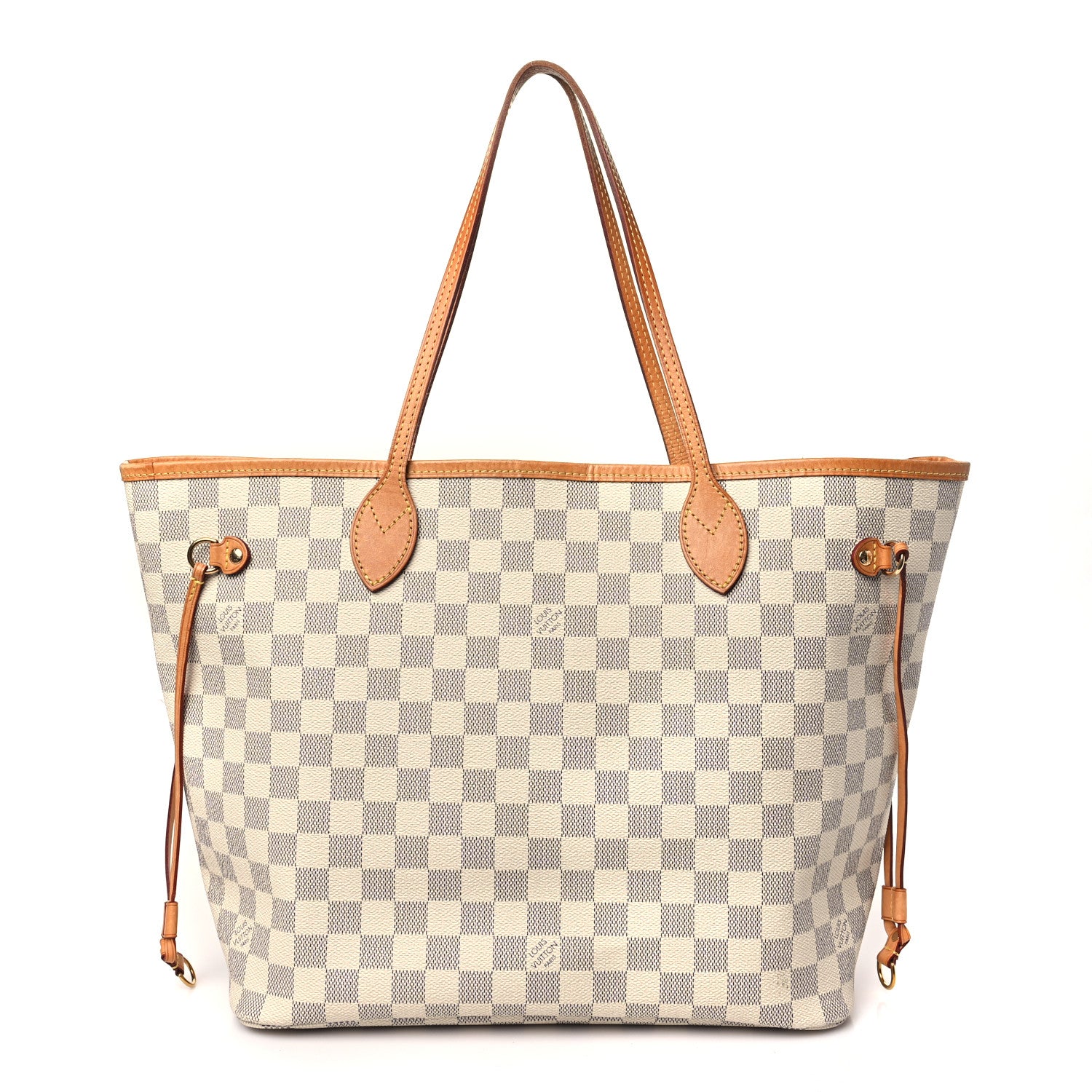 Louis Vuitton Damier Azur Neo Neverfull MM Rose Ballerine 1 of 12