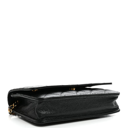 Chanel Caviar Quilted Wallet on Chain WOC Black 4 of 12