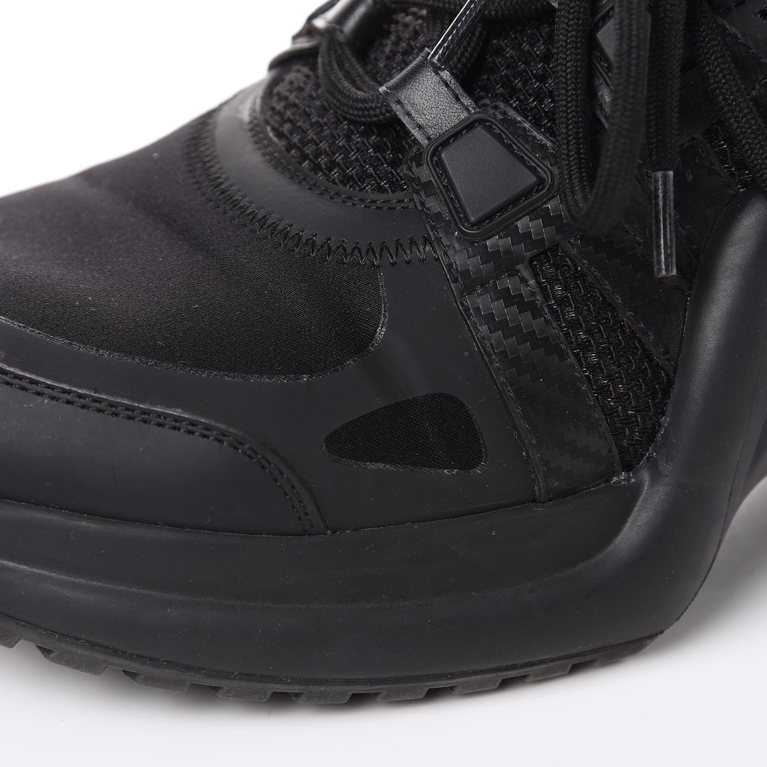 Louis Vuitton Calfskin Technical Nylon LV Archlight Sneakers 40 Black 10 of 10