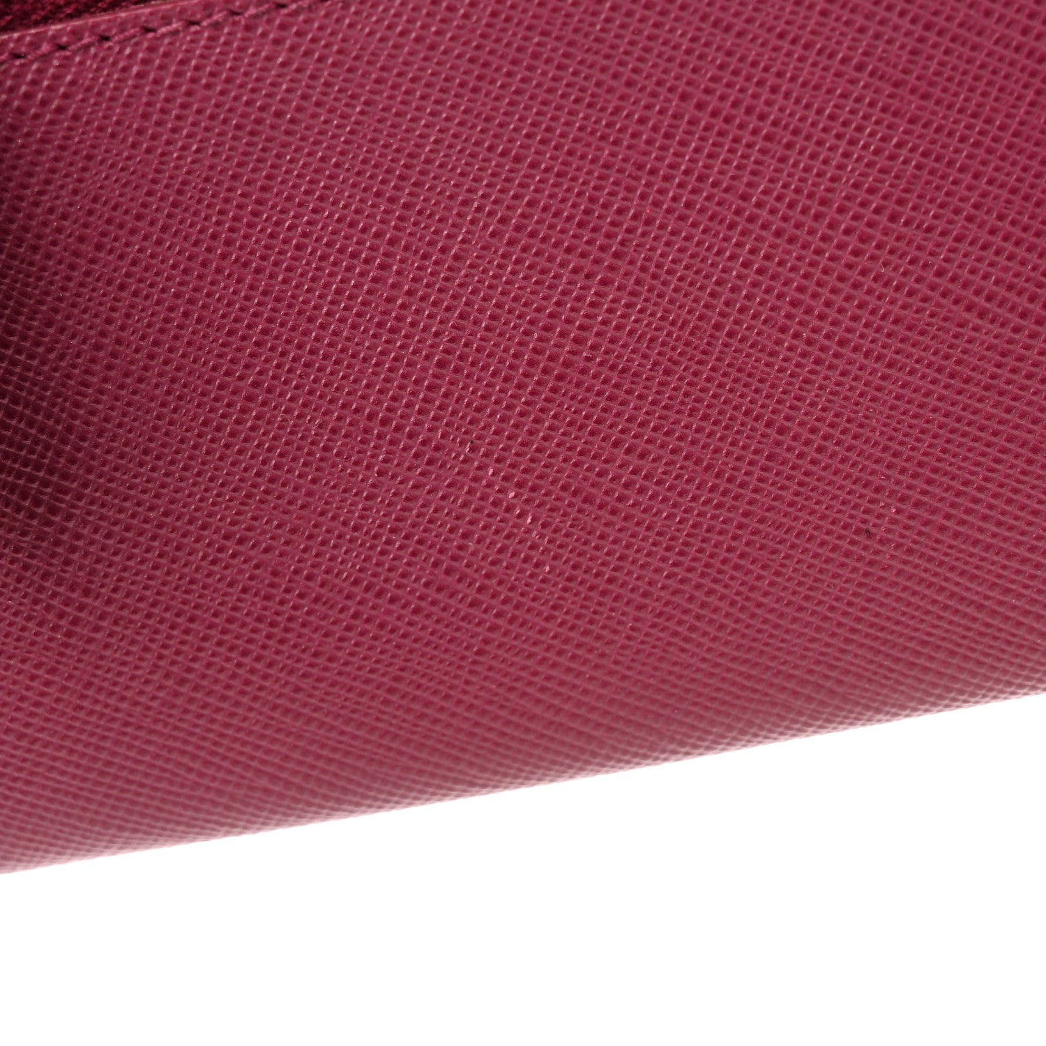 Prada Saffiano Metal Continental Flap Wallet Ametista 10 of 13