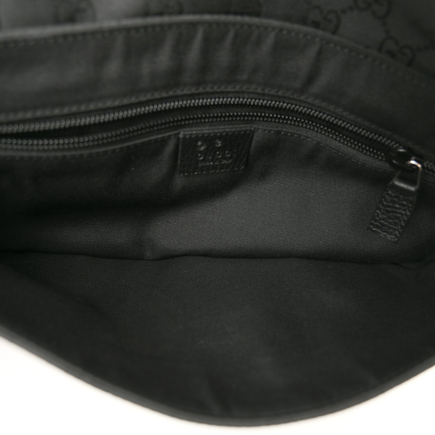 Nylon Monogram Waist Belt Bag  Black
