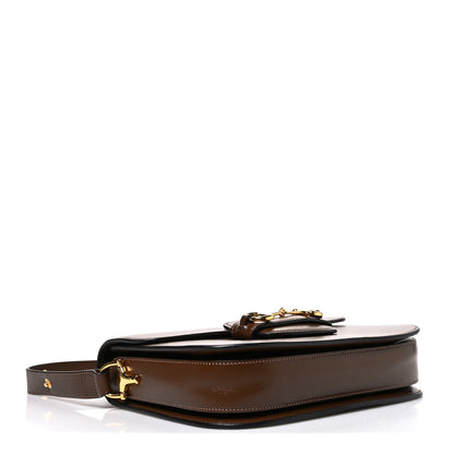 Gucci Azalea Calfskin Horsebit 1955 Shoulder Bag Brown Sugar 4 of 10