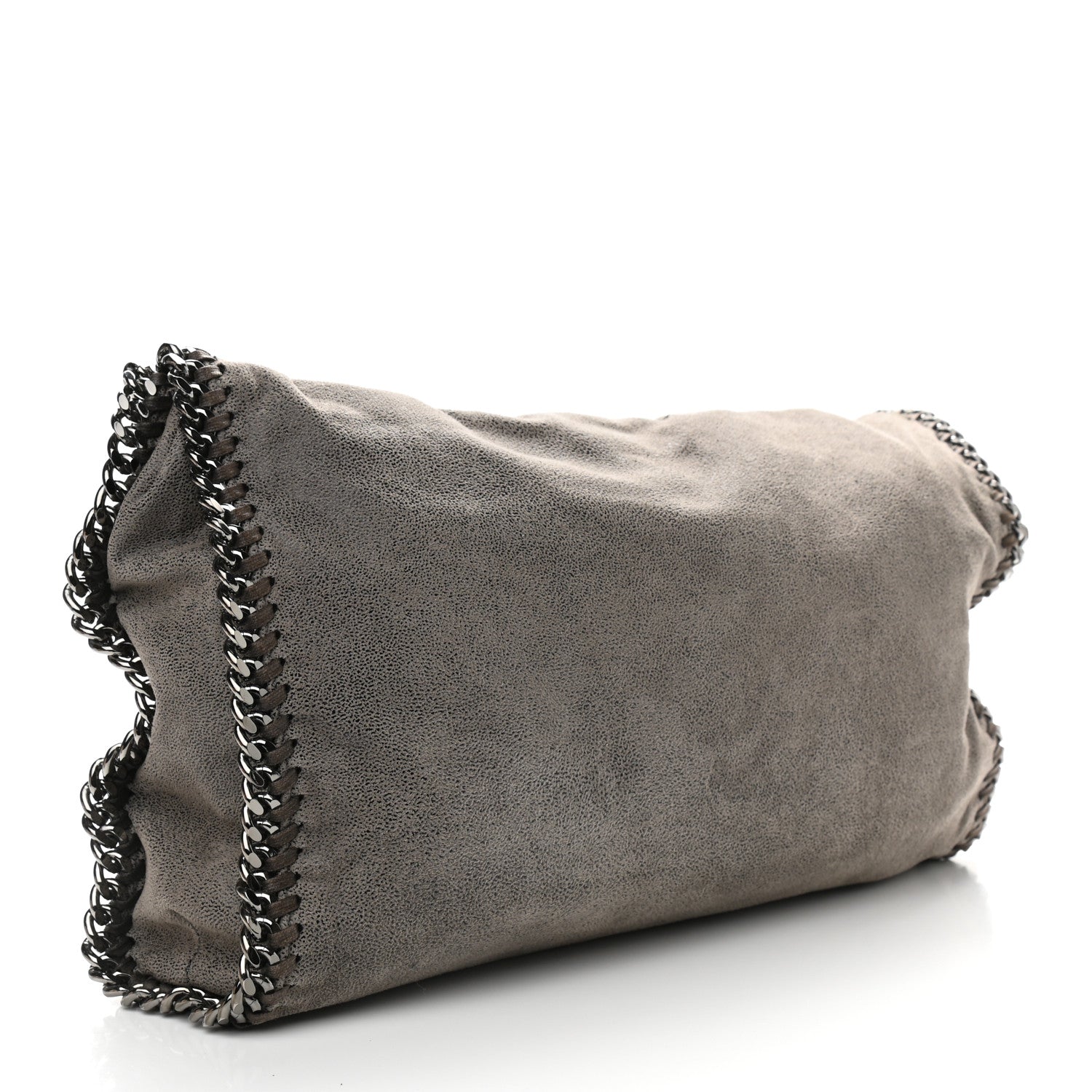 Stella McCartney Shaggy Deer Falabella Fold Over Tote Grey 3 of 8