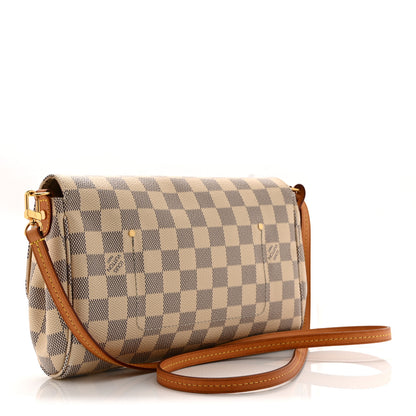 Louis Vuitton Damier Azur Favorite MM 3 of 10
