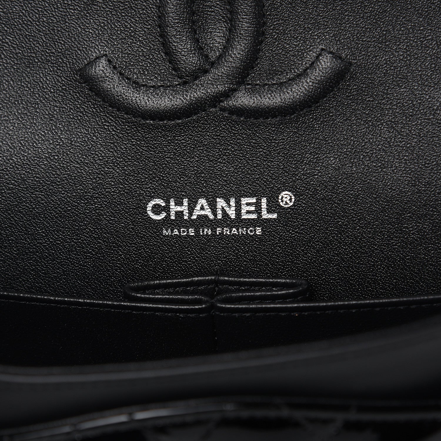 Chanel Patent Quilted Medium Double Flap Black 6 of 14