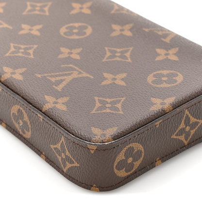 Louis Vuitton Monogram Pochette Felicie Chain Wallet Fuchsia 14 of 16