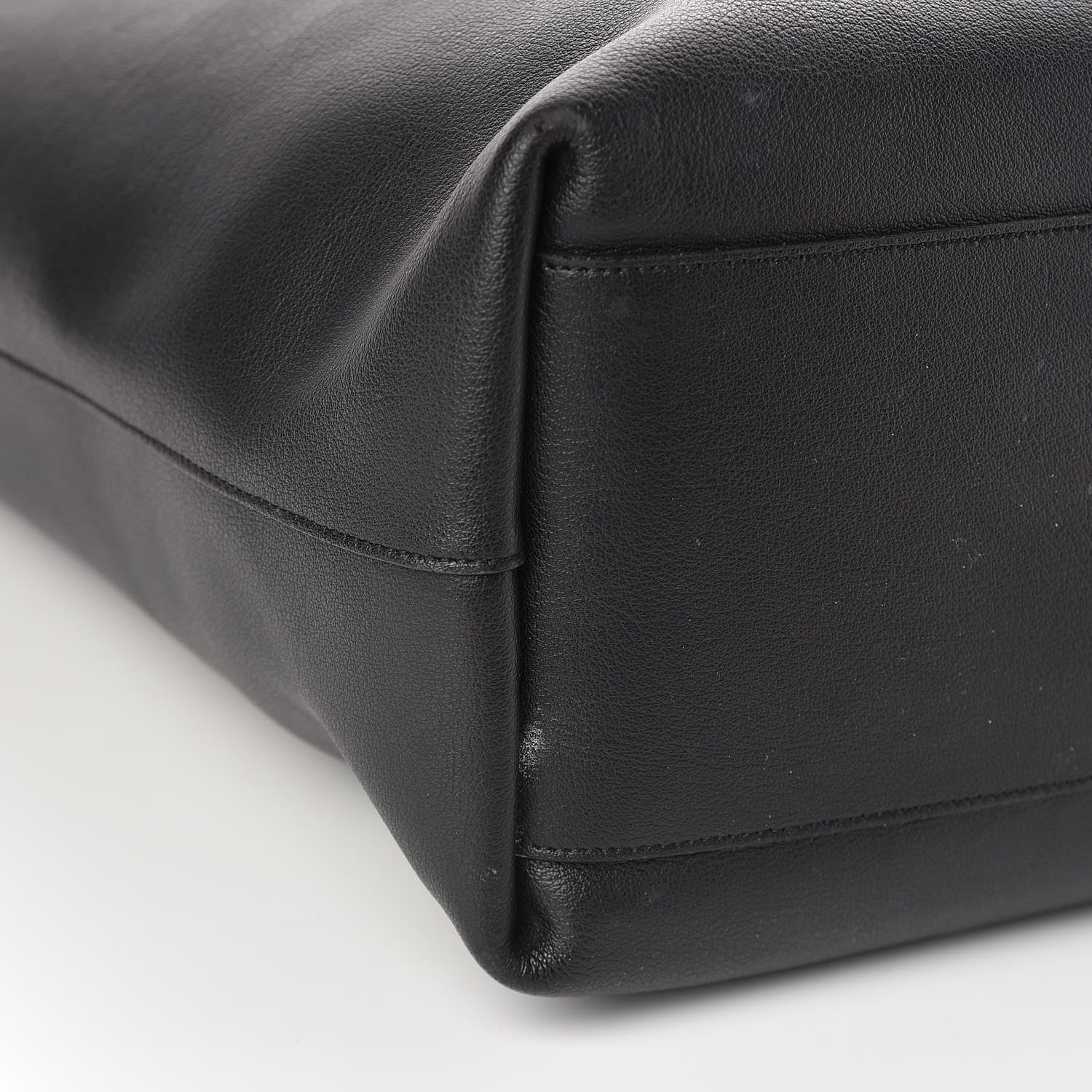 Saint Laurent Calfskin Medium Shopping Tote Black 9 of 17