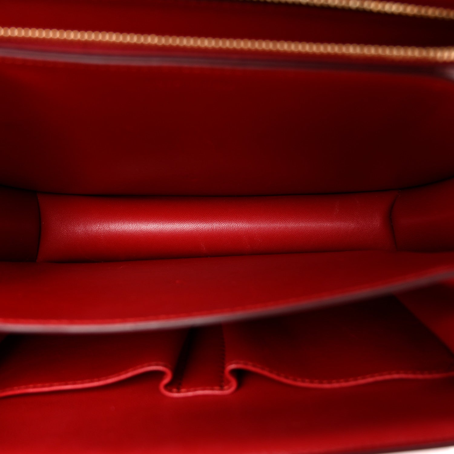 Celine Box Calfskin Medium Classic Box Flap Bag Red 5 of 14
