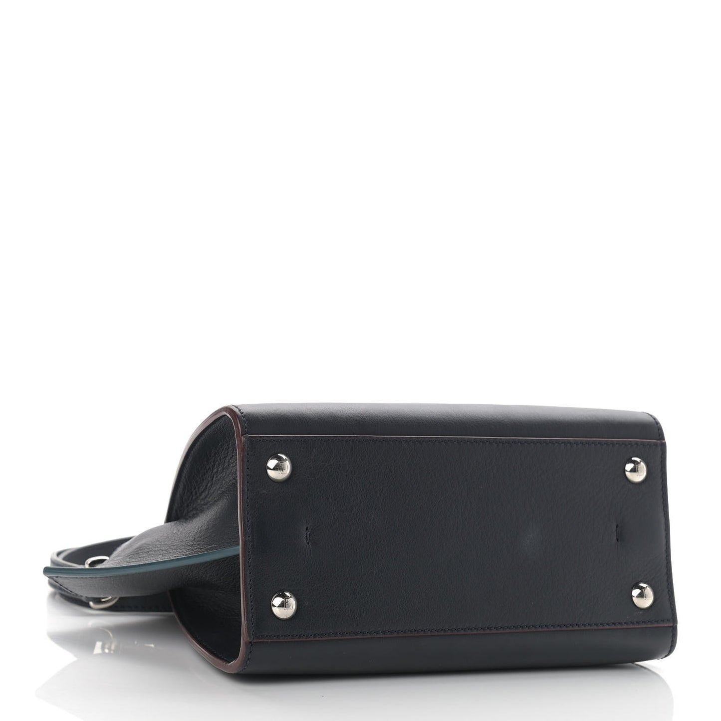 Vitello Dolce Mini 3jours Tote Blue Notte